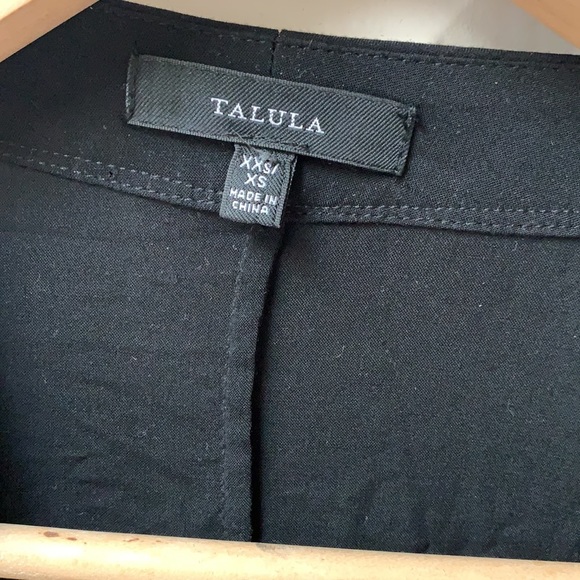 NWOT Aritzia Talula Black Kimono with Fringe - Picture 3 of 8